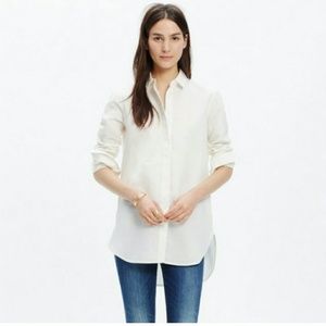 Madewell White Button-down Shirt